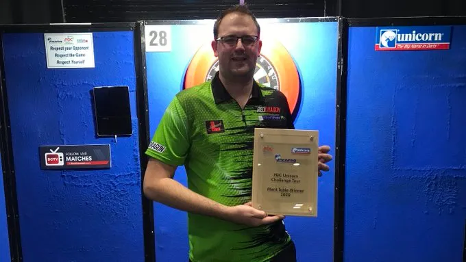 Evans en Edhouse pakken hoofdprijzen op PDC Challenge Tour
